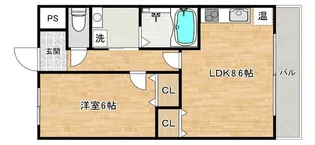 大阪府大阪市阿倍野区天王寺町南3【マンション】の間取り