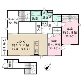 MOCX南台テラスの間取り