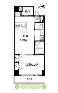 東京都練馬区貫井3【マンション】の間取り