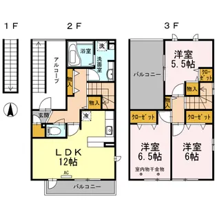フローラの間取り