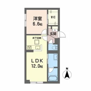 シャーメゾン ノーススクエア【2階】の間取り