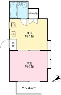 メゾンセリジェ【1階】の間取り