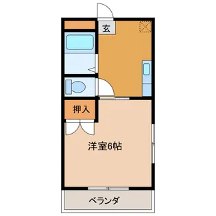 ル・アンジュ【2階】の間取り