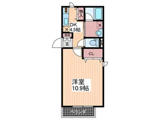 広島県広島市西区庚午中3【マンション】の間取り