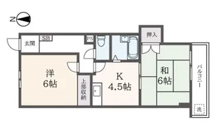 ヴィラージュ永福【1階】の間取り