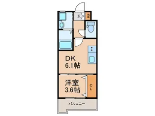 仮)アルゴヴィラージュ天神II【3階】の間取り
