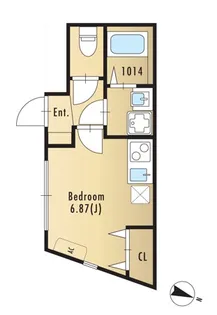 東京都北区田端新町2【マンション】の間取り