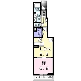 千葉県柏市花野井【アパート】の間取り