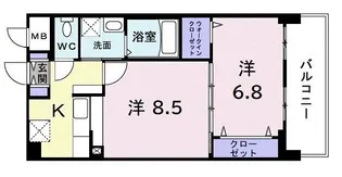 セジュール 藤【2階】の間取り