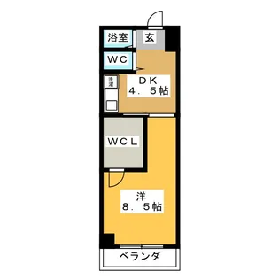 リアライズ尾頭橋【4階】の間取り