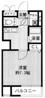 AQUA Sweet Nippori【4階】の間取り