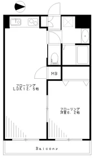 レジデンス荻窪【1階】の間取り
