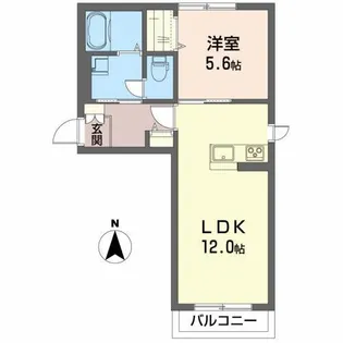 ショコラーデ【2階】の間取り