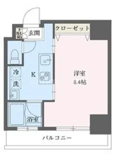 リ-フコンフォ-ト赤羽【8階】の間取り