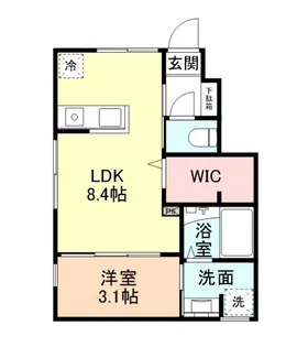 INTEGRAL羽広【1階】の間取り
