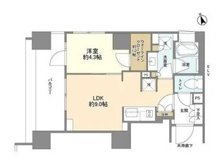 パークリュクス虎ノ門【2階】の間取り