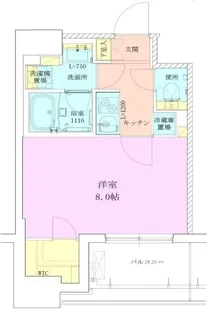 RBM築地レジデンス【11階】の間取り