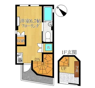 ハウズM【2階】の間取り