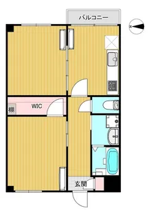 高浜レジデンス【4階】の間取り