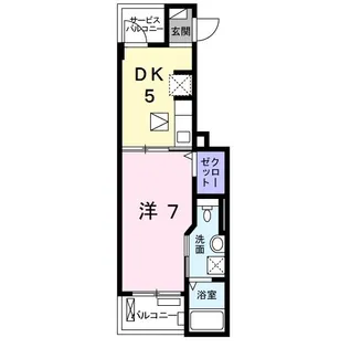アヴェニューエリカーナ【3階】の間取り