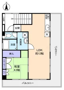 ラレーブ津田沼【3階】の間取り