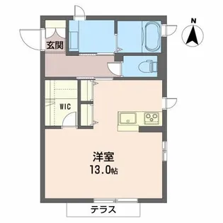レフィシア【1階】の間取り