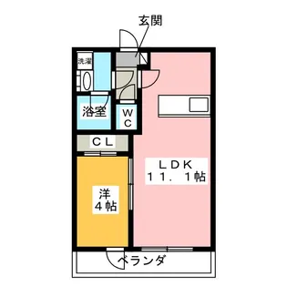 FAMILY STAGE 高畑I【1階】の間取り