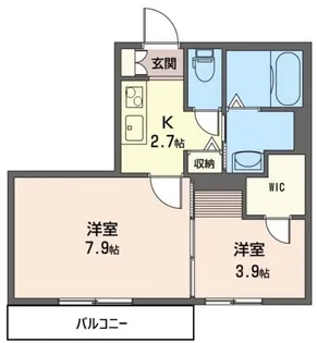 セルディーナ【2階】の間取り