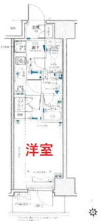 デュオステージ蒲田【9階】の間取り