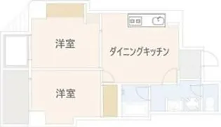 グローリアパレス壱番館【5階】の間取り