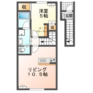 Promenade水沢駅前【2階】の間取り