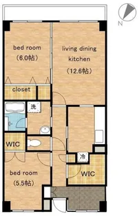 アーベイン世田谷【7階】の間取り