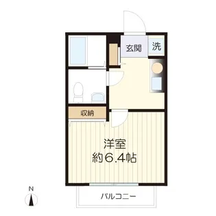カワノイハイツ【2階】の間取り