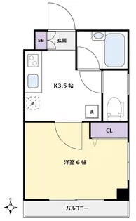 ヴェルト三軒茶屋II【5階】の間取り