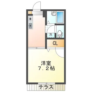 シャローム【1階】の間取り