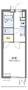レオパレスしろがね【3階】の間取り