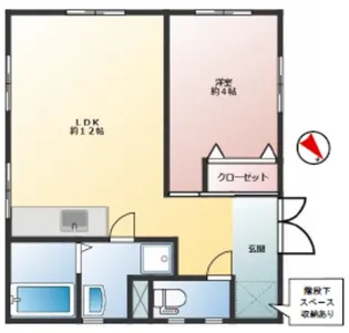 秋嶋ビル【2階】の間取り