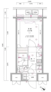 東京 蒲田 Square Tower【14階】の間取り