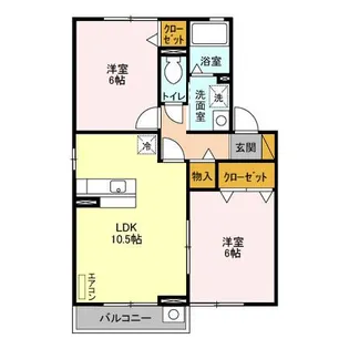 ルミエール【2階】の間取り