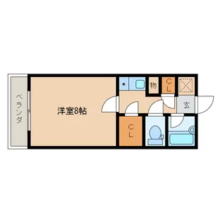 ベルトピア宮崎10【1階】の間取り