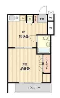 メゾン岩崎【2階】の間取り