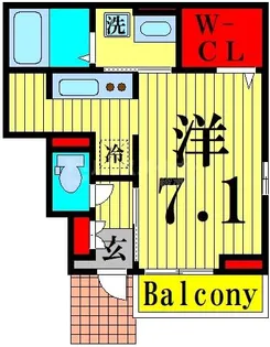 オリーブ タウンII【1階】の間取り
