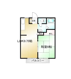 コーポミチル【2階】の間取り