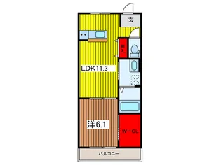 Fontaine【1階】の間取り