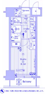 グランド・ガーラ横濱万世町【4階】の間取り