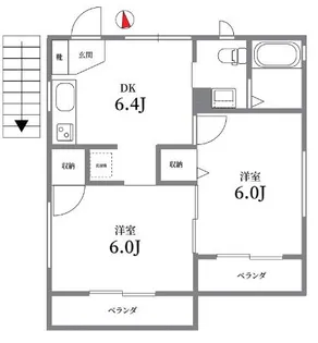 シーマ中馬込【2階】の間取り