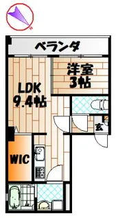 ラフィーネ門司港【2階】の間取り