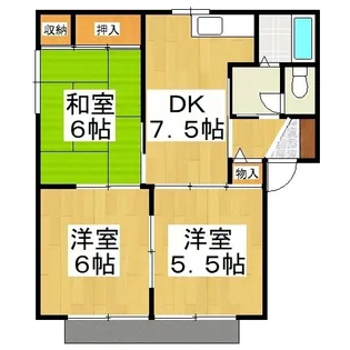 Sunny Court B棟【1階】の間取り