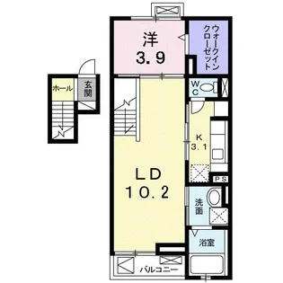 ベル イシカワ【4階】の間取り