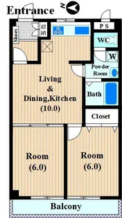 センパーフローレンス・スクエア【1階】の間取り